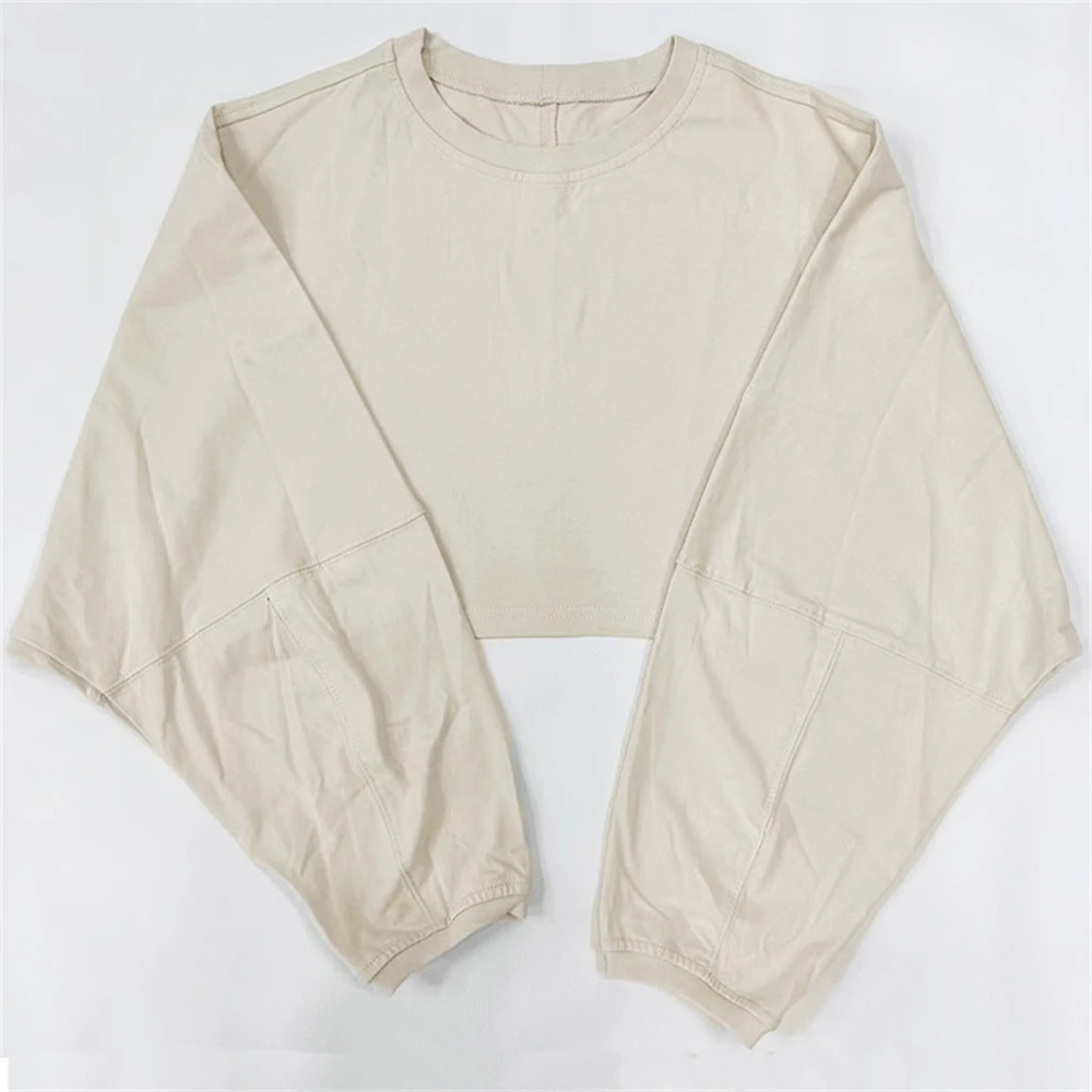 Women Sports T-Shirts Gym Clothing Yoga Crop Top Loose Tops Long Sleeve Sportswear Workout Clothing Fitness Smock All Seasons