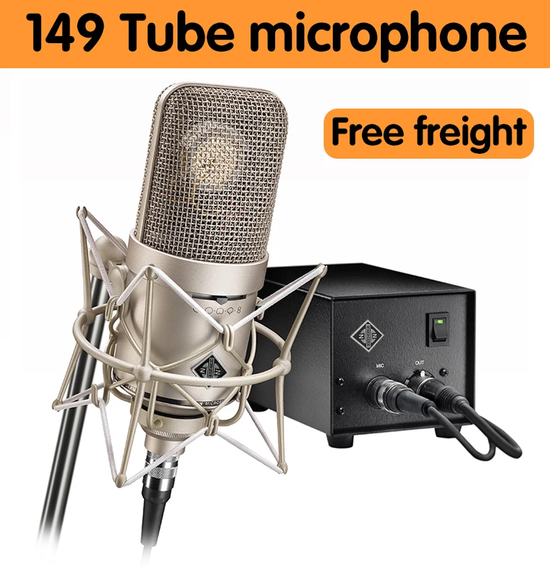 M149 microphone à tube électronique équipement d'enregistrement de studio condensateur pour pc studio microphone pro diffusion audio