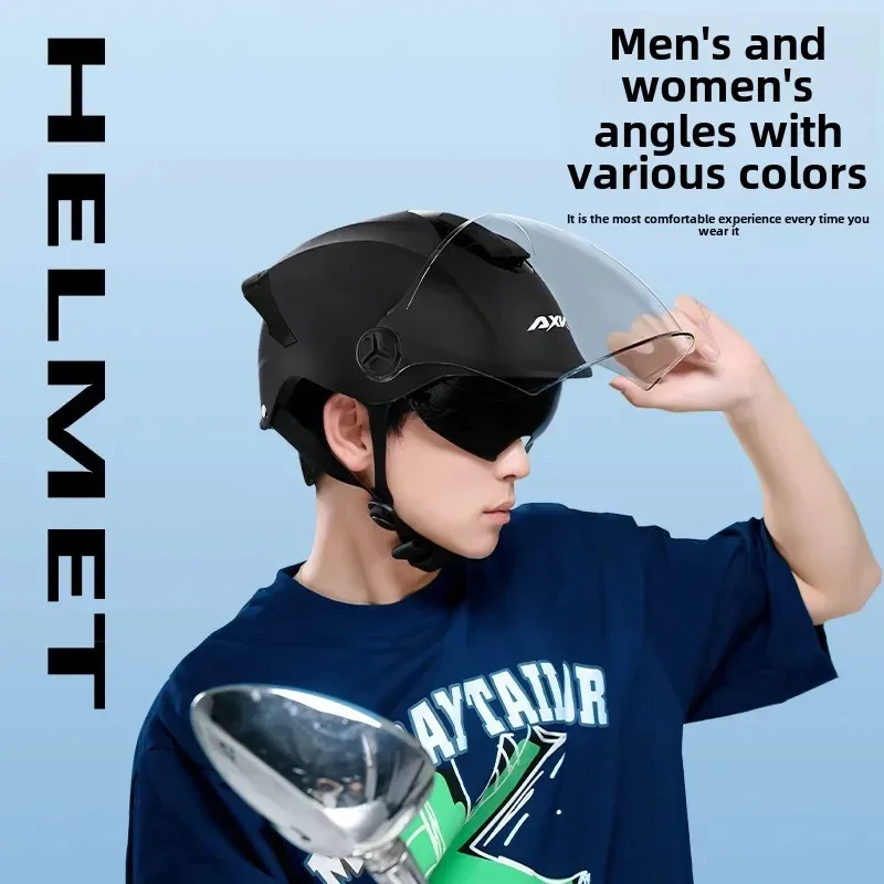 

Factory A3 New National Standard Electric Car Helmet Men's Women's Summer Sun Protection 3C Certified Half Helmet Four Season Un