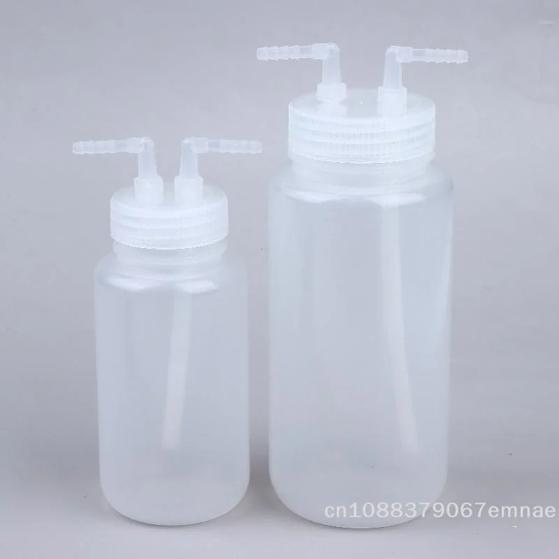 

Transparent Plastic Gas Washing Cylinder 250ml/500ml Wash Bottle Polyethylene PP for Dispensing Liquid in Labs