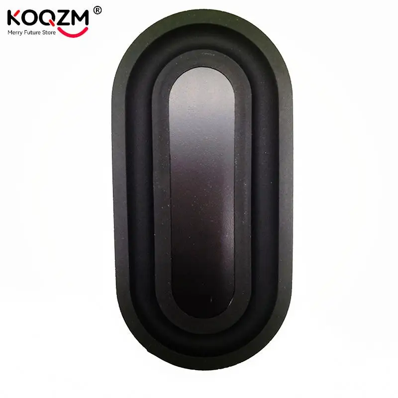 1pc Oval Shape Bass Diaphragm Rubber DIY Speaker Plate Passive Radiator Auxiliary Bass Vibration Plates 58mmx120mm