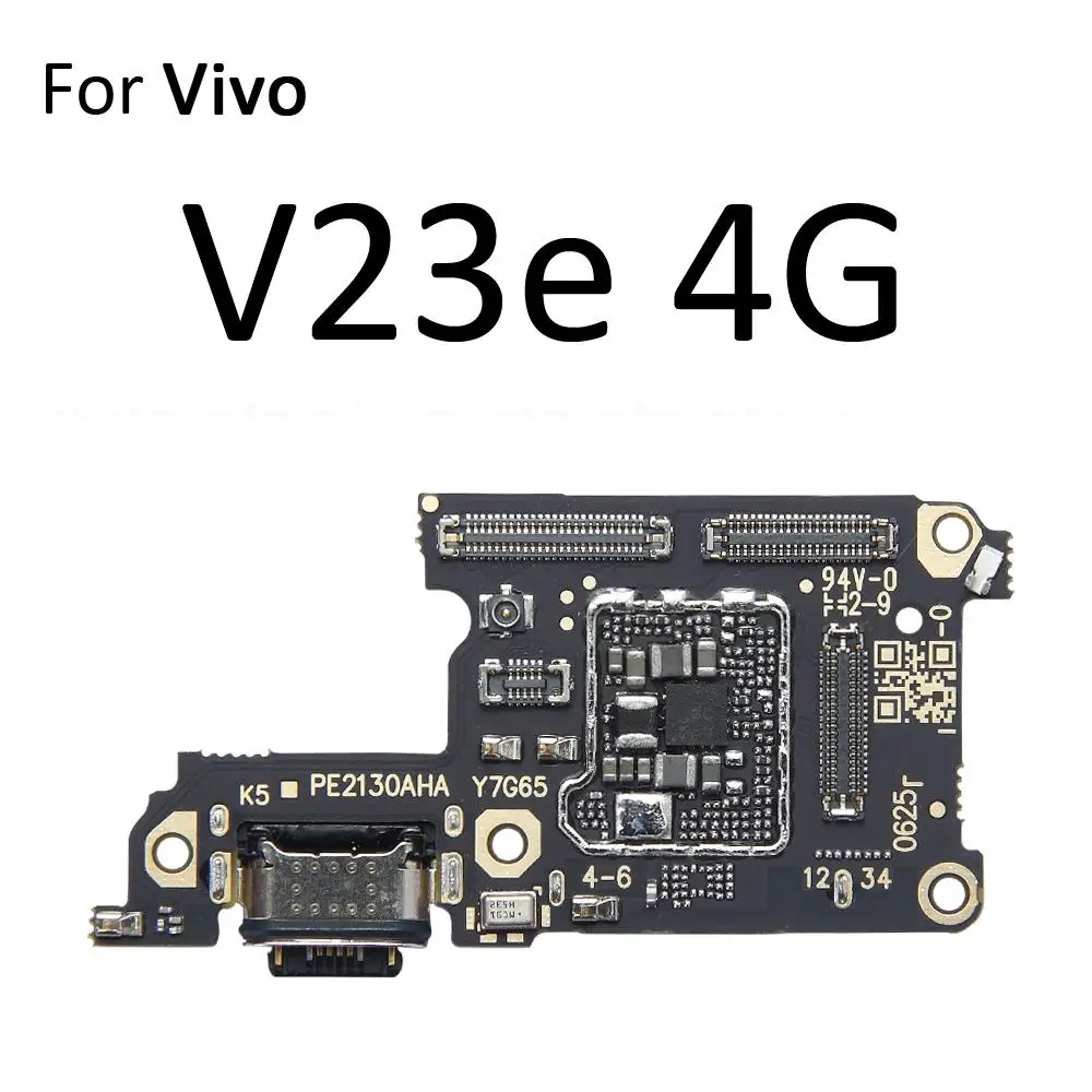 Charger USB Dock Charging Dock Port Board With Mic Microphone Flex Cable For Vivo V20 SE Pro V23 V23e 4G 5G