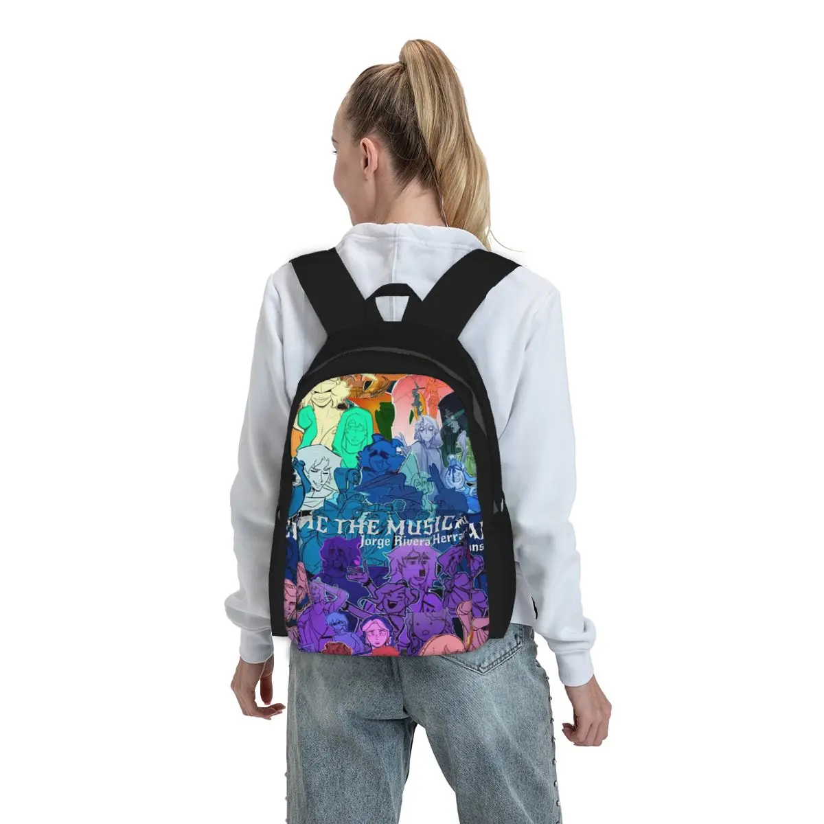 

Epic The Musical Saga Covers Backpack Boys Girls BookBag Kids School Bag Computer Shoulder Bags for Men Women