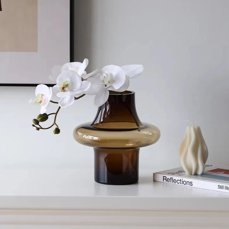 

Вазы для декора стола, для гостиной, спальни, для гидропоники, стеклянные, для балкона, для домашнего декора, Bouteille De Fleurs MH40HP