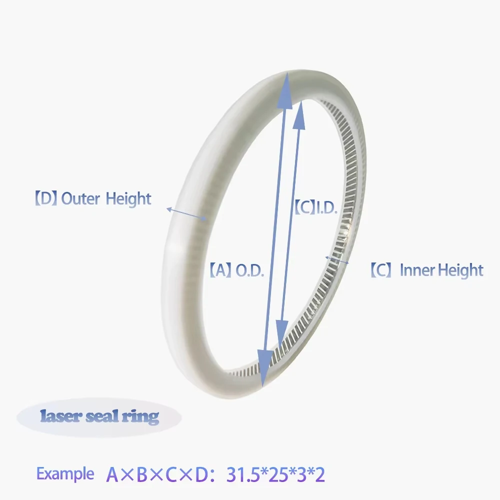 

RayTools Original WSX Precitec Seal Ring for 1500w & 3000w La ser Protective Lens Cover Metal Fiber Glass Cutting Head