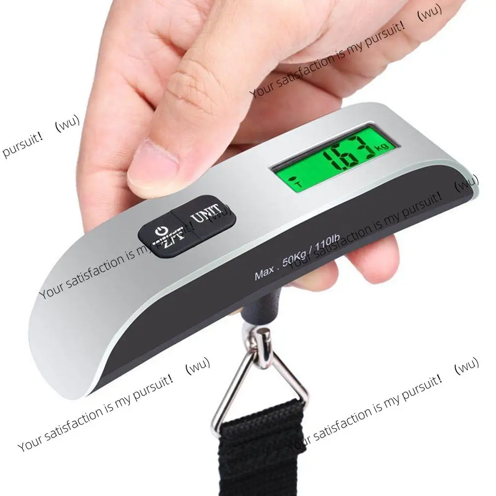 50Kg/110lb Portable Digital Luggage Scale LCD Balance Box Scale Display Electronic Weight Tools Travel Pocket Scale