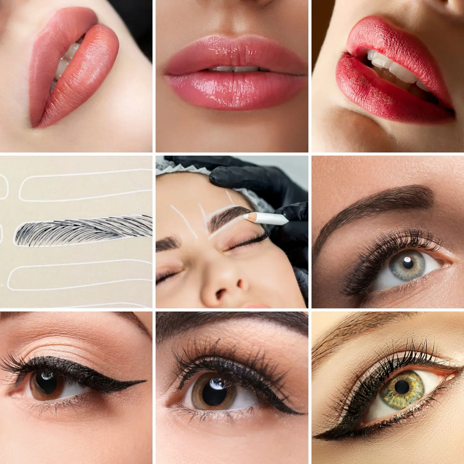 Permanent Makeup Lip Pigment Tattoo Ink Microblading Tattoo Makeup Eyebrow Eyeliner Professional Micropigment Ink Micro Supplies