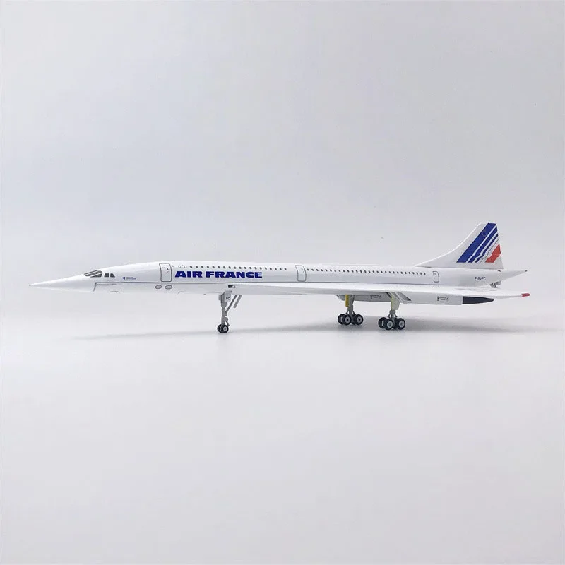 Metal Alloy Diecast Avião Modelo Toy, 1:200 Escala, Concorde, Air