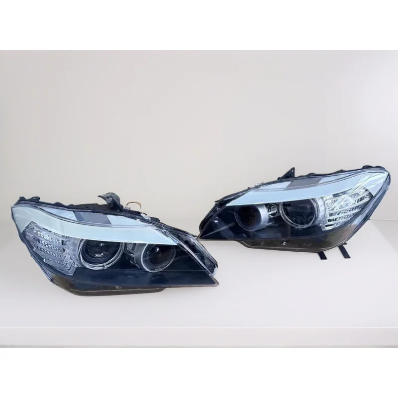 LED Headlight Assembly for BMW Z4 E89 2014-2016 Left Right 63127348939 7348940 Dual Projector L Shaped DRL IP67 Direct Replaceme
