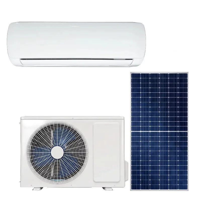 Hybrid ACDC 18000BTU Solar Air Conditioner Cooling and Heating Heat Pump Smart WIFI Control