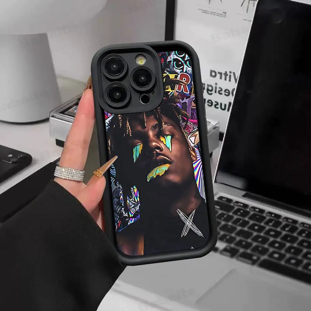 Rapper J-Juice Wrld Phone Case For IPhone 17 16 15 13 11 12 14 Pro Max Plus Silicone Cover Shell
