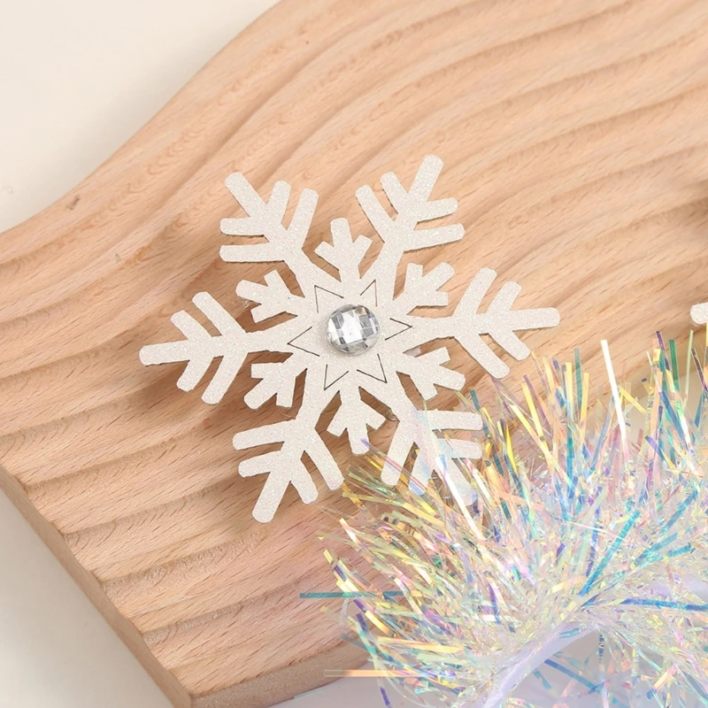 Christmas Snowflake Shinning Hair Hoop Women Makeup Headband for Festival Party Performances Hair Accessories Dropship