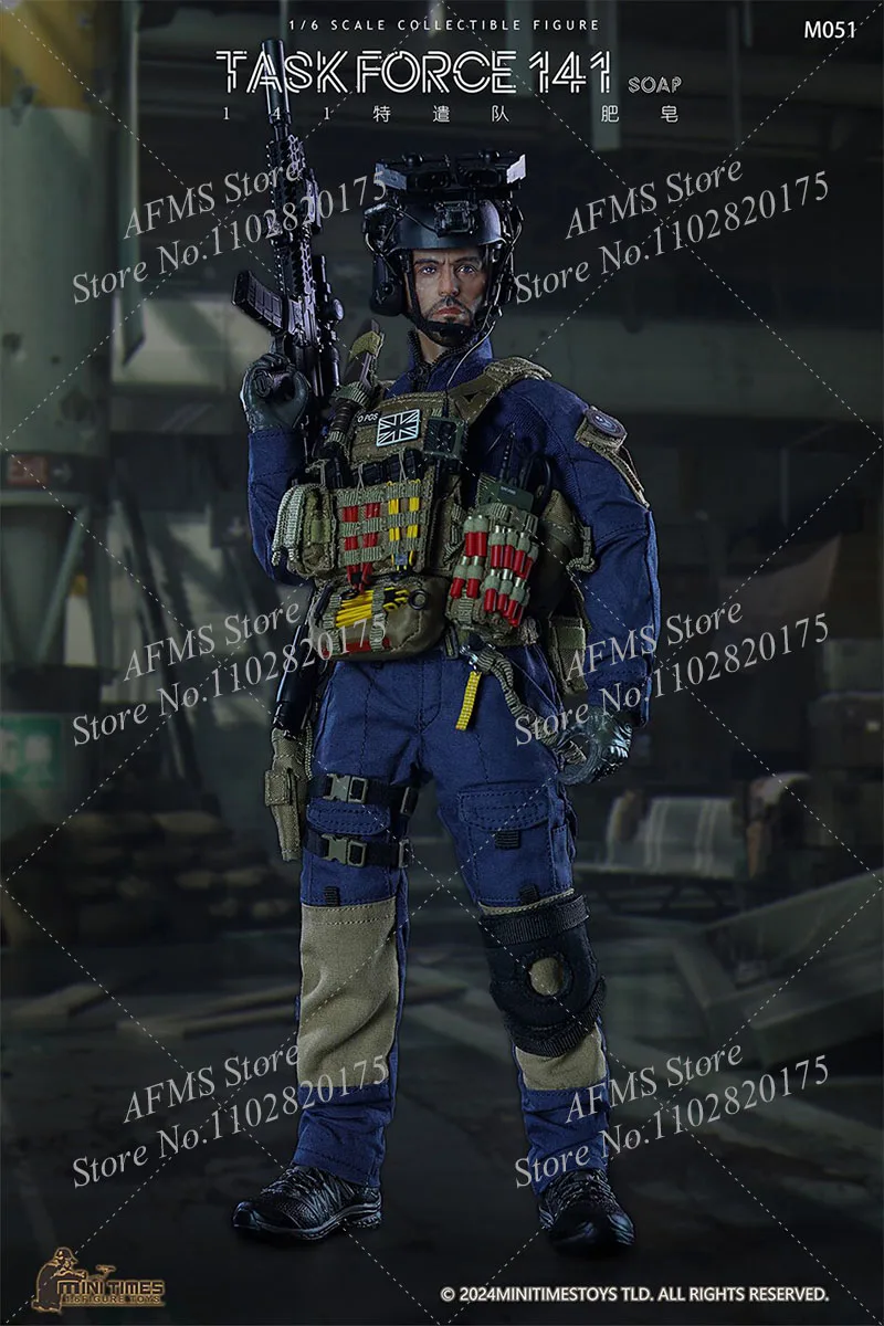 Mini Times Toys M051 1/6 Scale Collectible Figure Task Force Full Set 12Inch Men Soldier Action Figure Model Toys