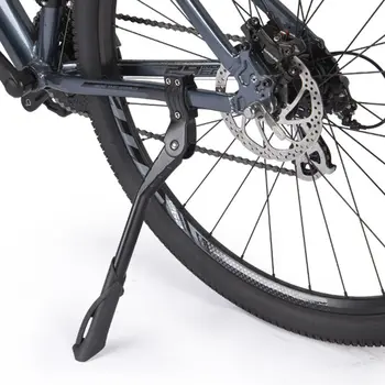 Béquille de vélo réglable en alliage d'aluminium pour VTT/snowboard/vélo pliable, pieds de support pour pieds de 40 à 60 cm (16 à 24 pouces), accessoires de soutien pour le vélo 10 best sales Béquille - №5