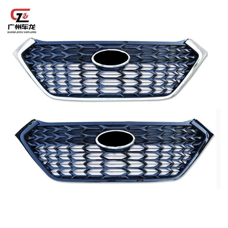 

Factory Direct ABS plastic Black Silver Front Grille For Hyundai Tucson 2015-2018 Car grills