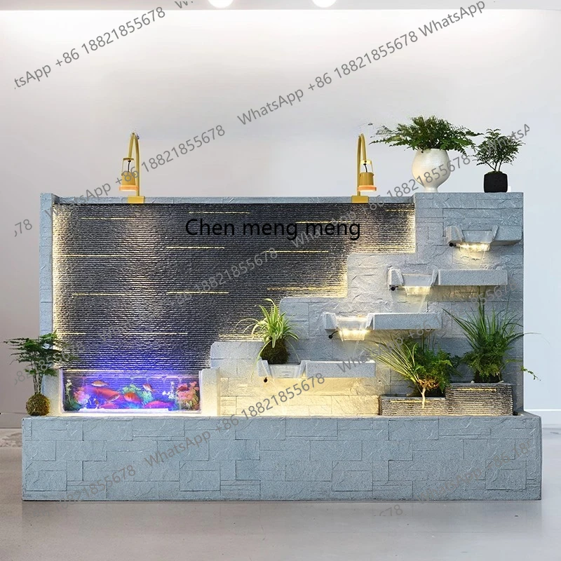 

Landing lucky fountain landscape feng shui wheel living room outdoor courtyard decoration ornament