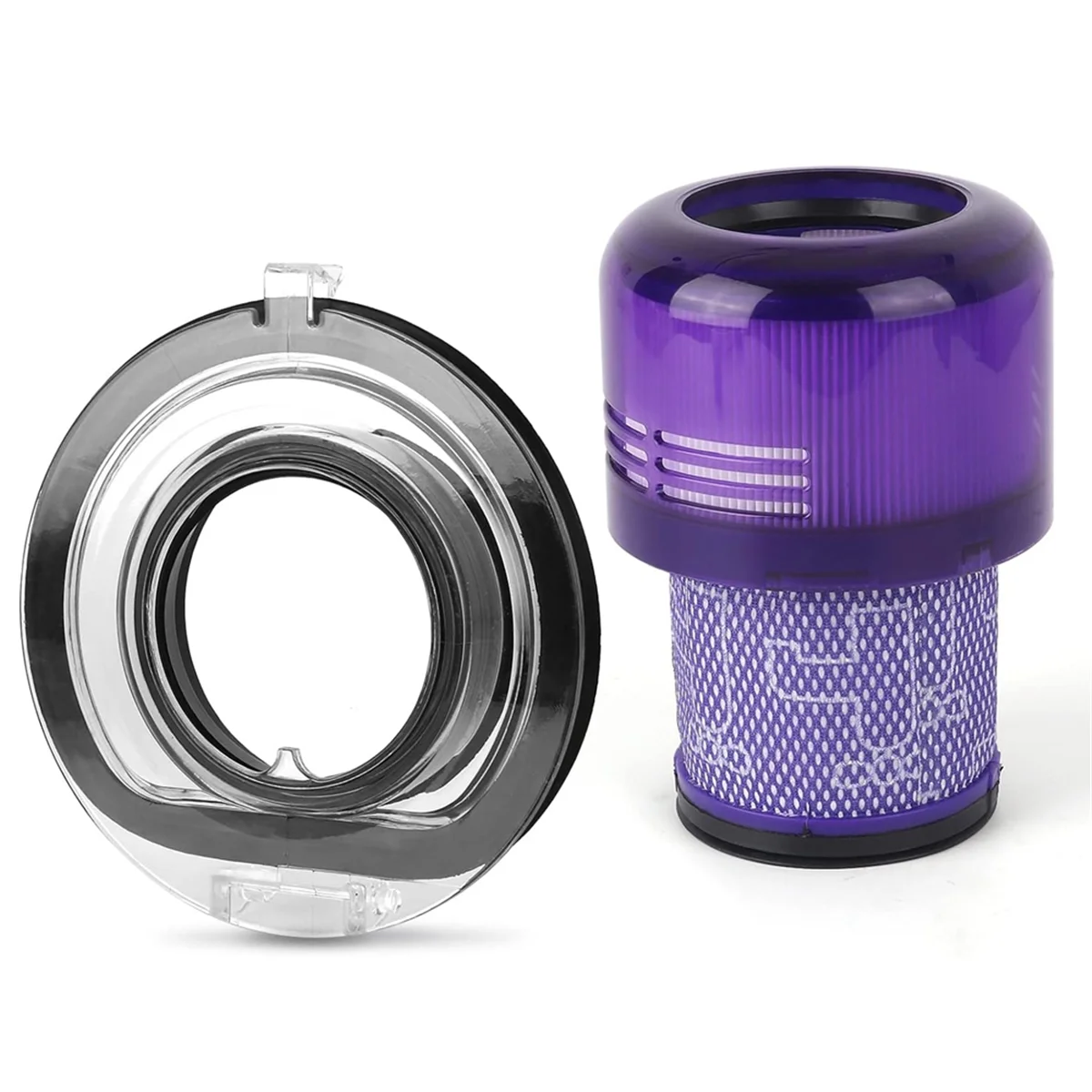 

A13G-Dust Bin Base Lid Replacement for V11 V15 SV14 SV15 SV22 Vacuum Canister Lid/Dust Bucket Cover with Filter