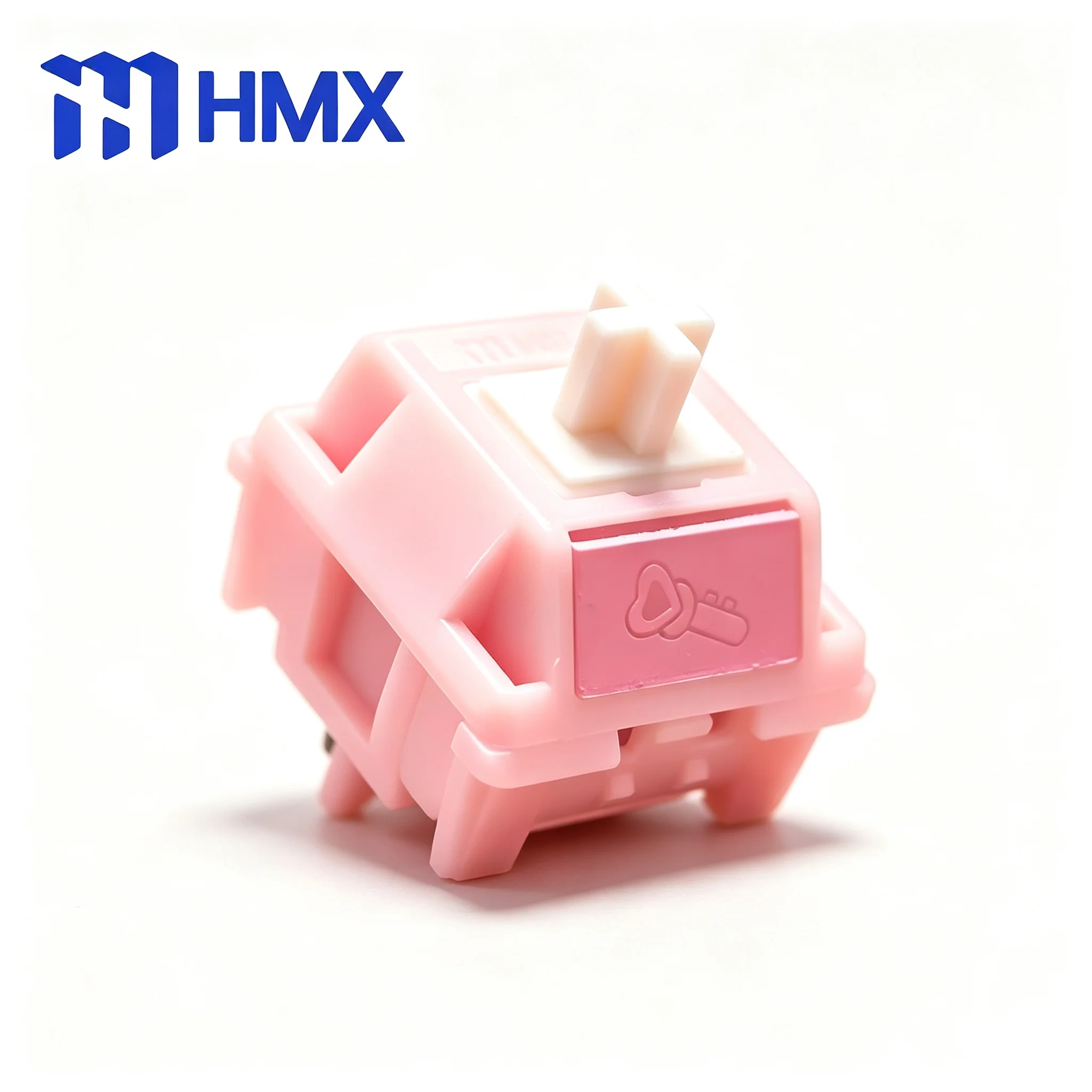 HMX Blush Charm Switch Magic wand Light guide Handmade Printing UPE+ PA Thocky Linear Mechanical Keyboard HMX Thocky Switches