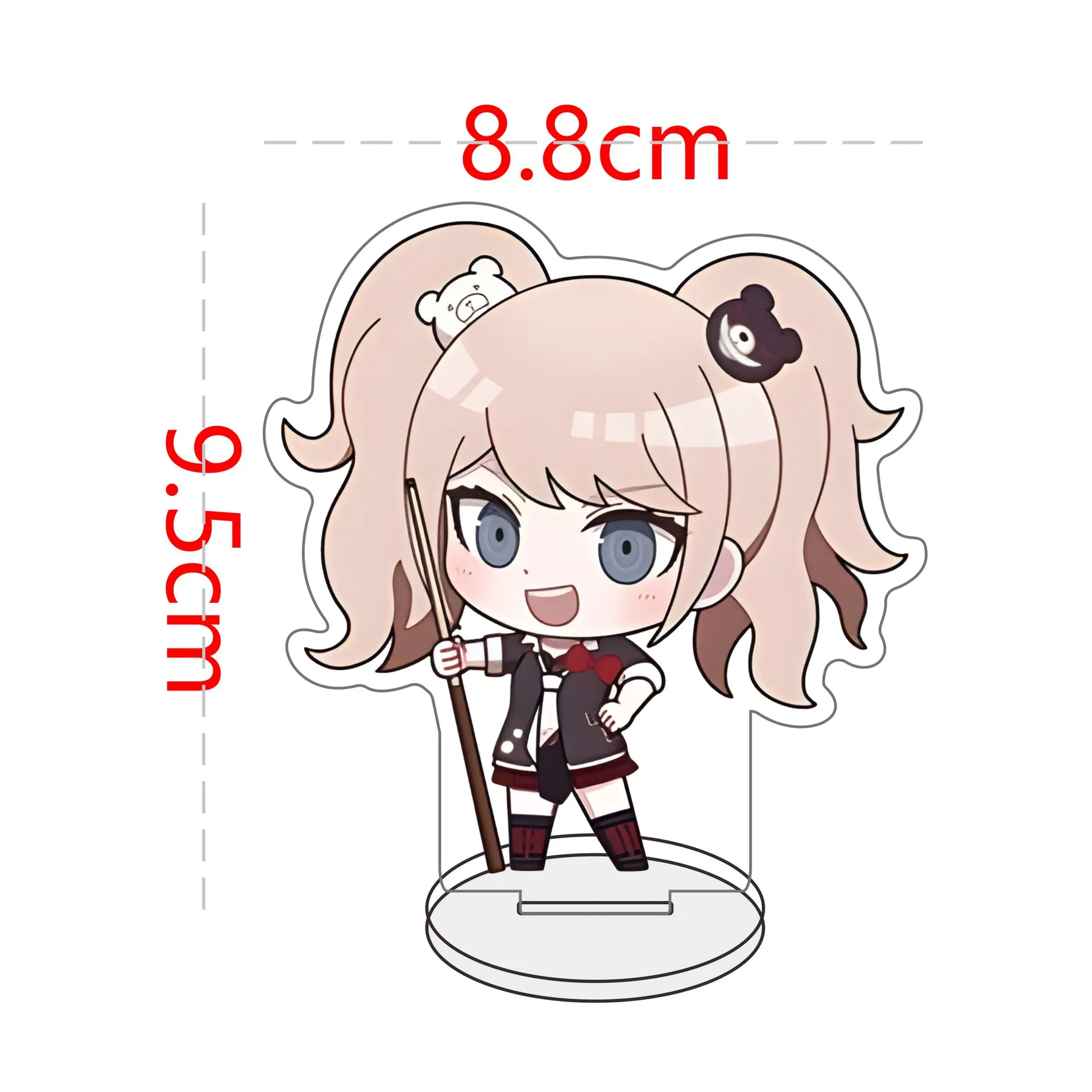 Danganronpa Anime Merch Mini Acrylic Stand Model Plate 10Cm Creative Desktop Display Ornament Keychain Friends Girl Gift Jewelry