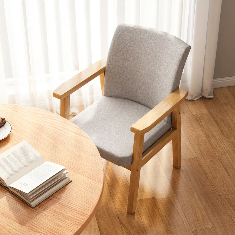 

Стул 2025, новый домашний стул со спинкой для отдыха, простой стол, офисный кабинет, компьютерный стул, подушка для сиденья, столовая