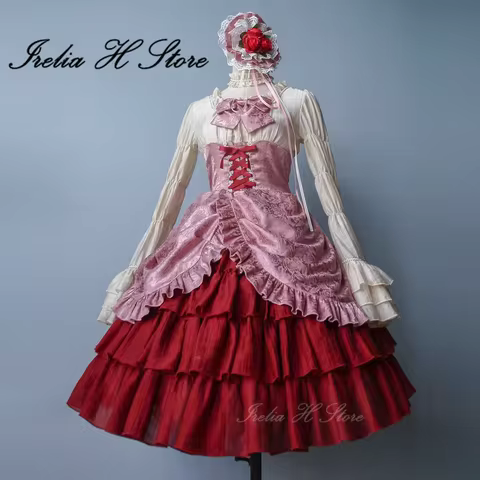 Irelia H Furudo Erika When They Cry Furudo Erika Cosplay Costume Anime lolita dress female Lolita