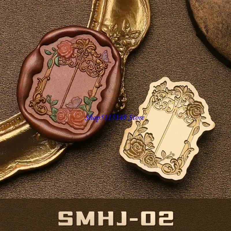 F3MA 클래식 엠보싱 암말 왁스 씰 스탬프 헤드 포장 용 팁