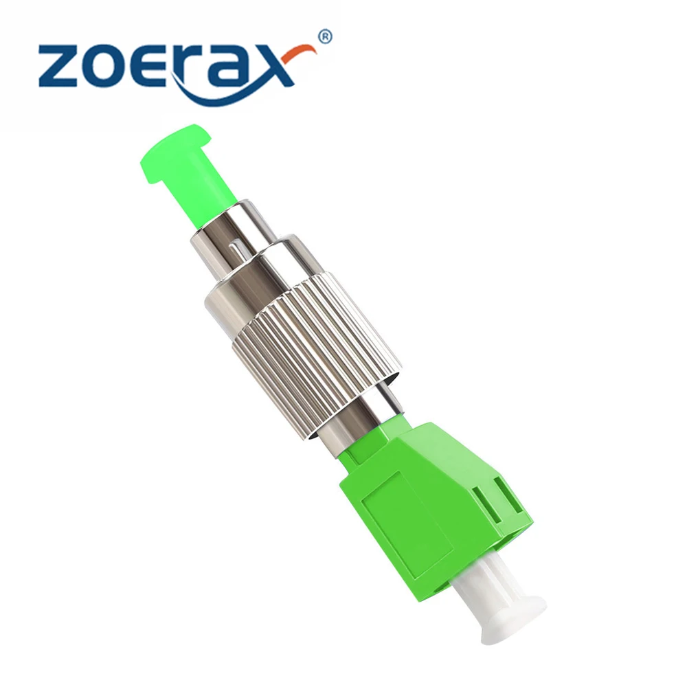 

ZoeRax FC/APC Male to LC /APC Female Adapter Simplex Hybrid Optical Fiber Connector for Visual Fault Optical Locator Jumpers