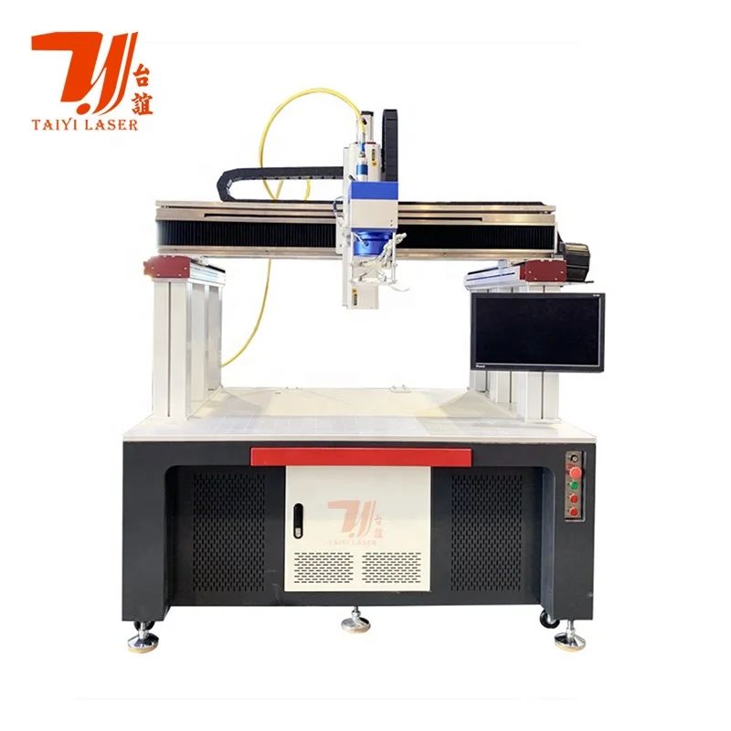 Canton Fair Promotion Taiyi Gantry Battery Pack Tap Positive and Negative Nickel Sheets Galvo Automatic Laser Welding Machine