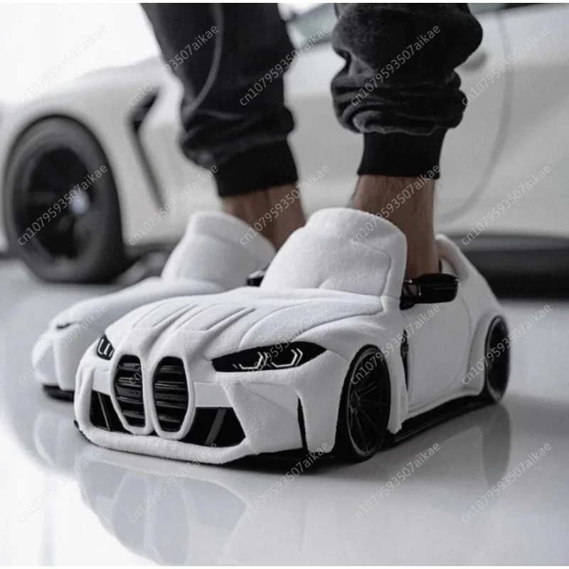 Porsche plush slippers Racing plush slippers toy for BMW Porsche Racing