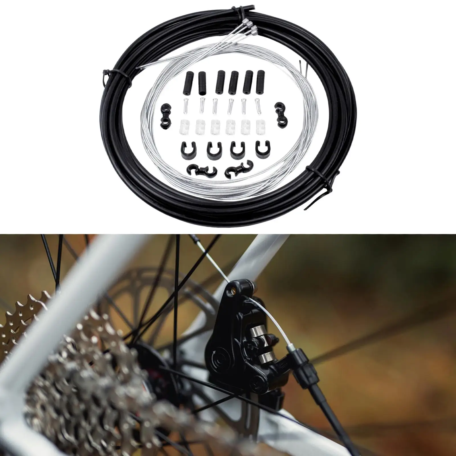 

Комплект корпуса велосипедного тормозного троса, велосипедные аксессуары, замена запасных частей