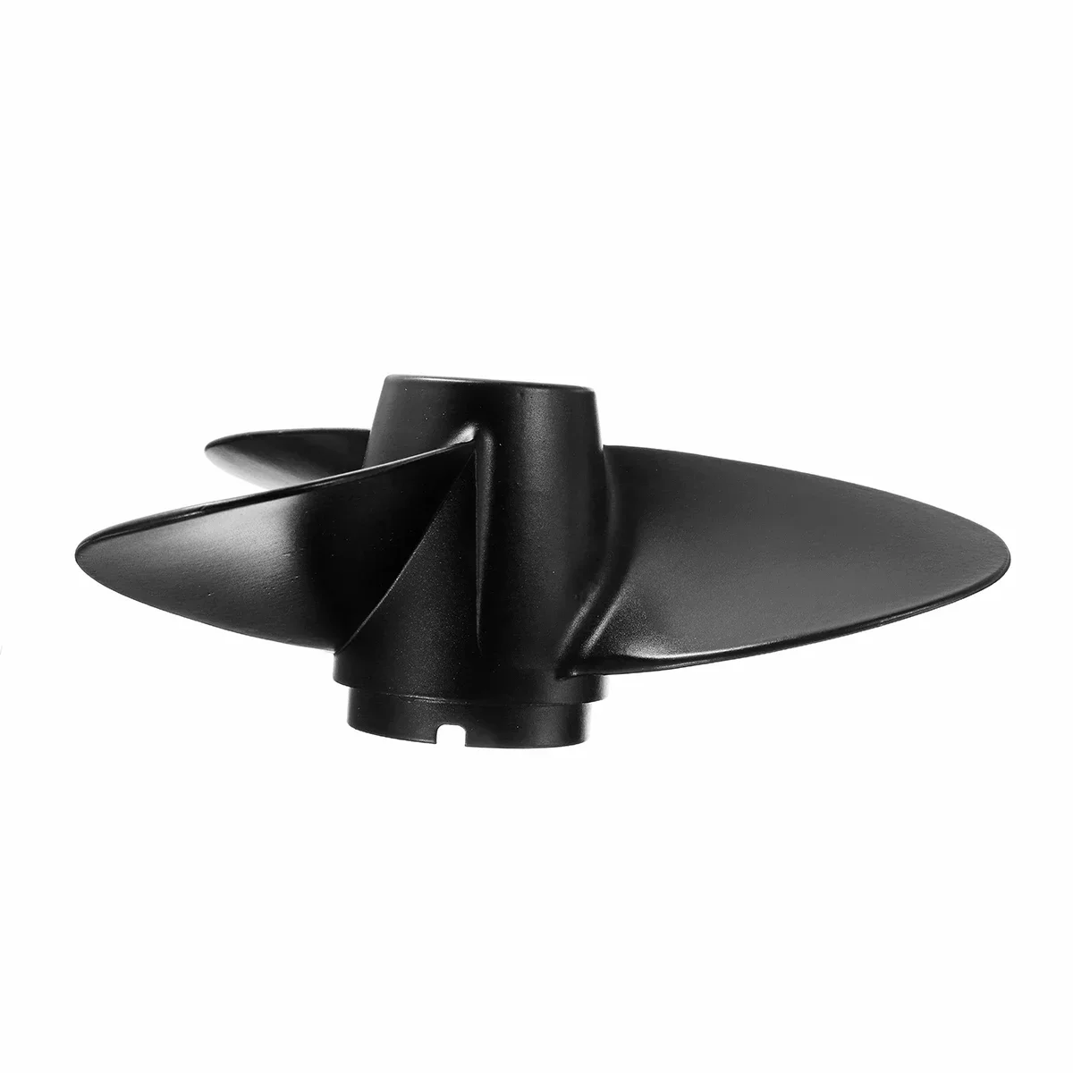 Black For Suzuki Outboard Engine 4-6HP 58110-91JM0-019 7 1/2 x 6 1/2 Boat Propeller Marine Propeller 3 Blade Aluminum Alloy