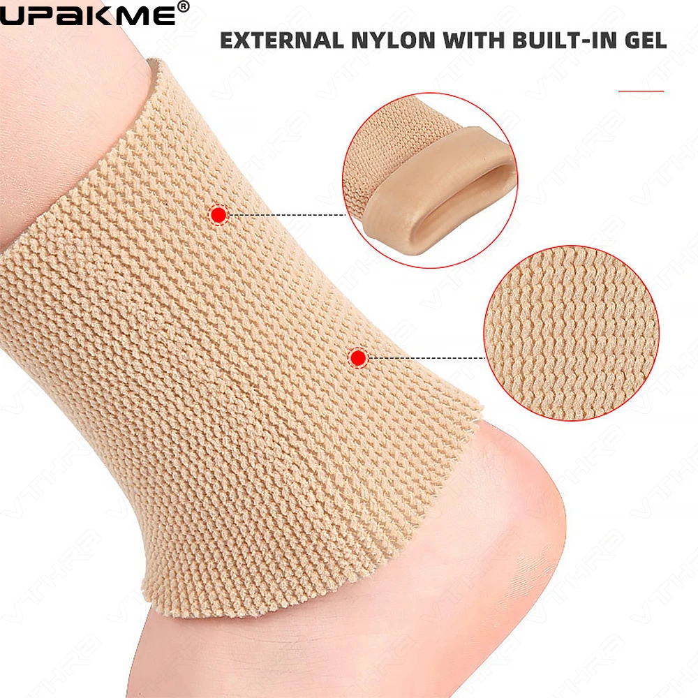 Nylon Ankle 1PC Support Elastic Protection Wrap Sprain Fasciitis Ankle Brace Sleeve for Running Sports Fitness Soccer Basketball