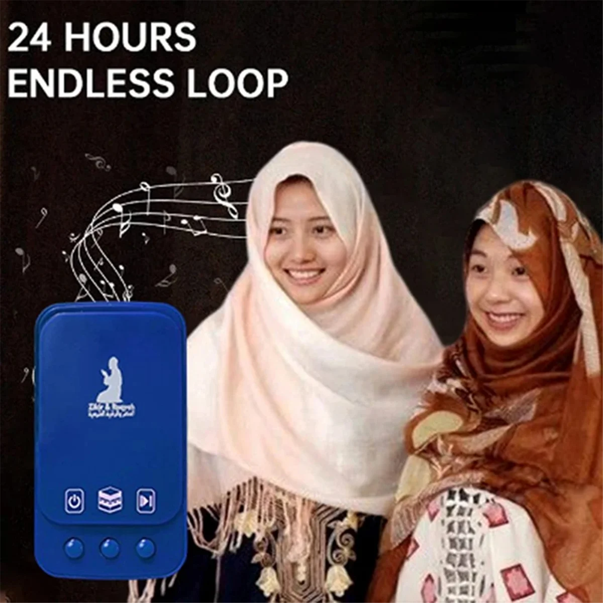 POSV-مشغل القرآن الكريم الإسلامي جيب صغير مكبر صوت كوران هدايا ليتورجية إسلامية Zikir Ruqyah Player Play UK Plug White