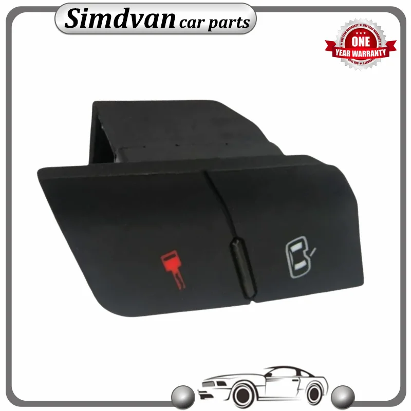 

Front Left Driver Side Central Door Lock Unlock Switch Button 8ED962107 For Audi A4 S4 Quattro 2001-08 For Seat B6 B7 Exeo 2010