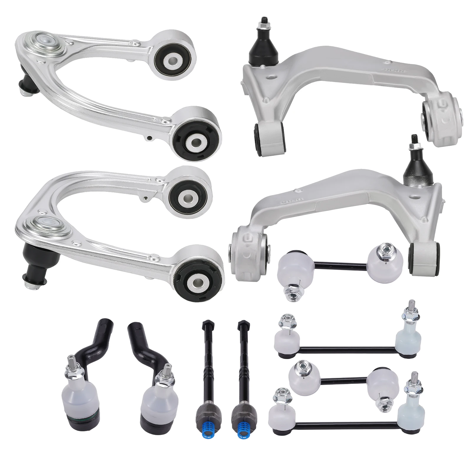 12Pc Front Upper Lower Control Arms w/Ball Joint Assembly For Cadillac CTS  2008-2014