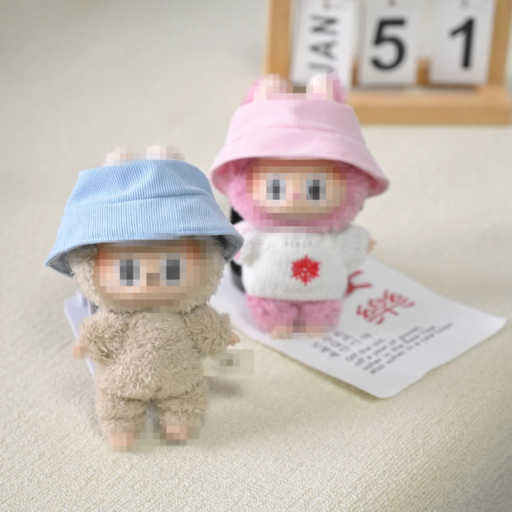 

Labudu Headgear Outfit for 15-17cm BJD Doll Matching Bucket Hat Replacement Doll Clothing Accessories bubu