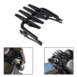 Gloss Black Detachable Stealth Mounting Luggage Rack For Harley Touring Electra Street Glide Road King FLHX FLHT FLTR 2009-2023