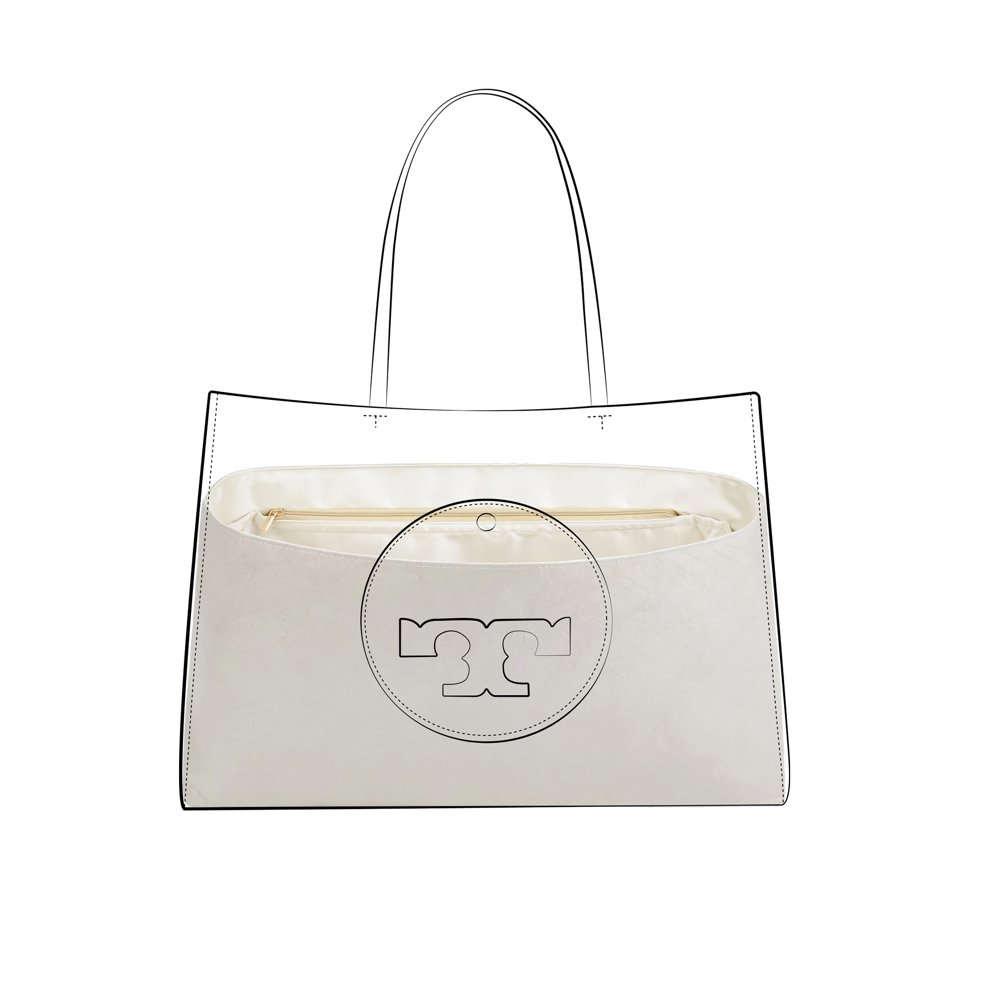 dgaz-lightweight-purse-organizer-insert-for-tory-burch-ella-tote-bagssilk-and-dupontpaper-handbag-inner-for-luxury-bag