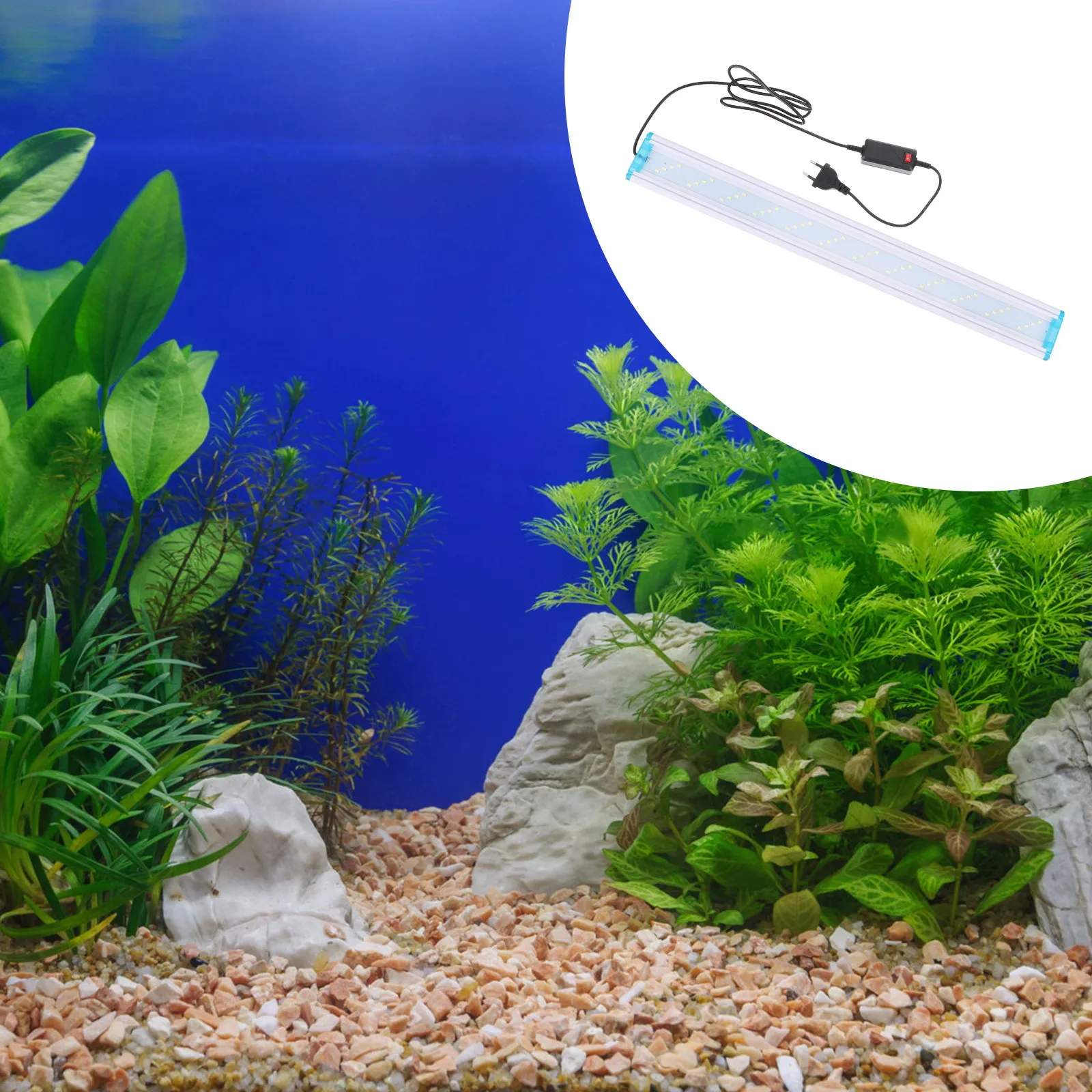 

Светодиодный светильник для аквариума, 1 шт., прочный, надежный, многофункциональный, тонкий корпус, эффективное рассеивание тепла, освещение для аквариумов