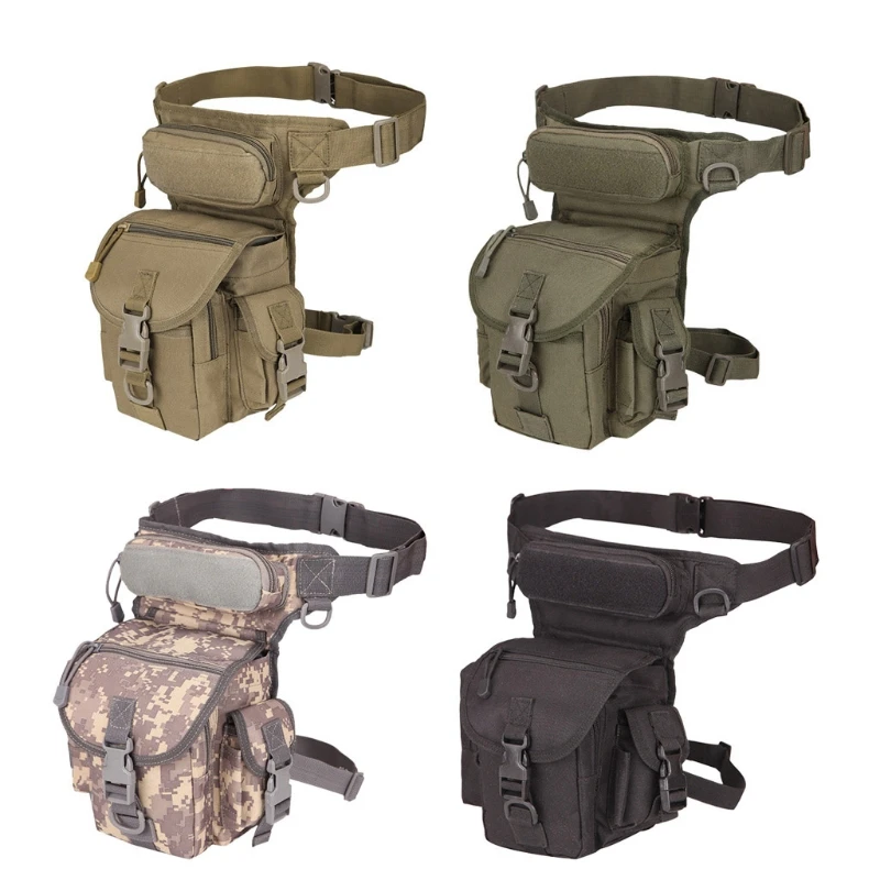 Camouflage Style Pinpointing Metal Detector Find Bag Messenger Journalist Photography Sports Leg Bag Waterproof Cloth