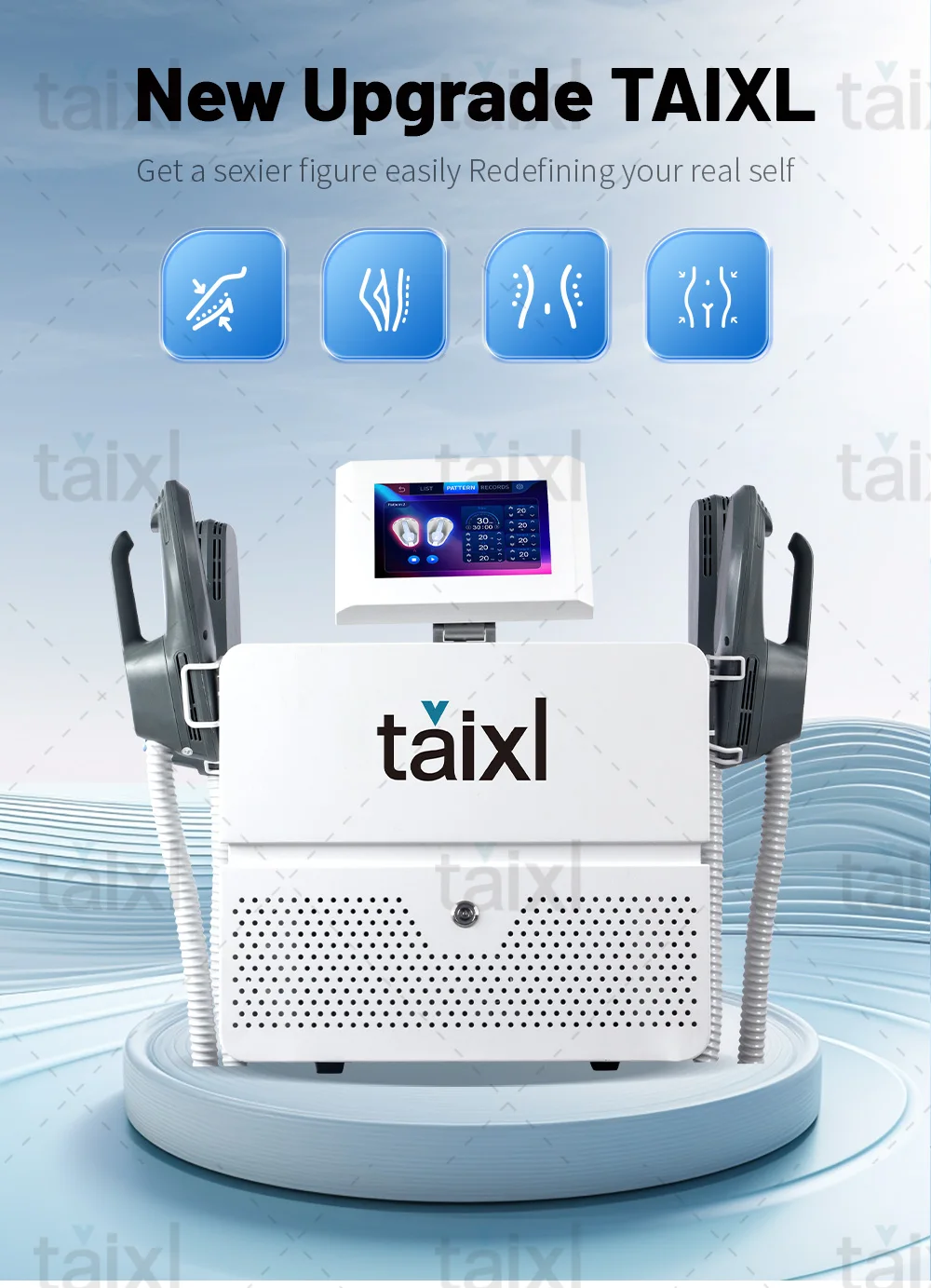 

Portable Weight Lose Machine taixl Muscle Stimulation Burn Fat Electromagnetic Body Shaping Beauty Instrument