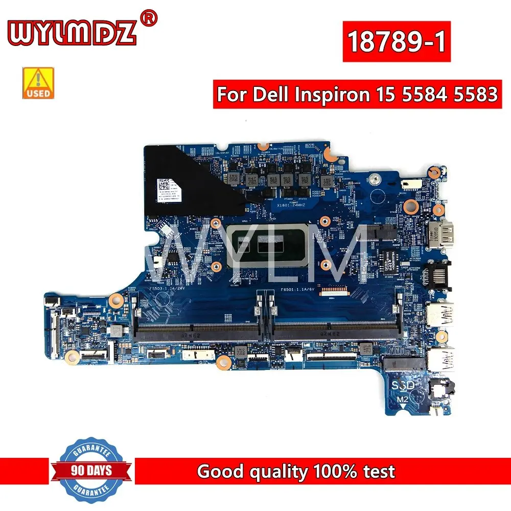 

18789-1 i3-8145 / i5-8250CPU Mainboard For Dell Inspiron 15 5584 5583 Laptop Motherboard 100%Tested Working Well