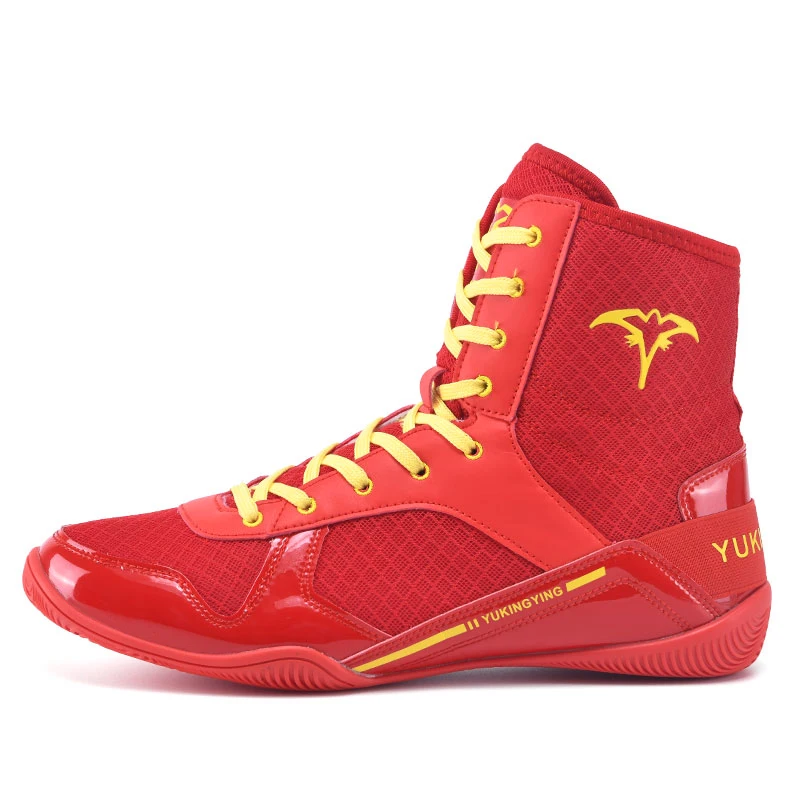 Men Professional Boxing Shoes Fighting Breathable Sneakers Outdoor Original Wrestling Shoes Woman Training Classic Boxing Boots