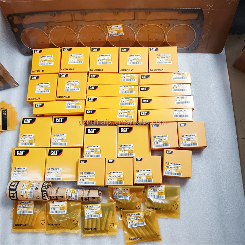 

Комплект прокладок CAT C6.4 C6.6 cc10 C13 C15 C18, детали двигателя, детали дизельного двигателя для Caterpillar
