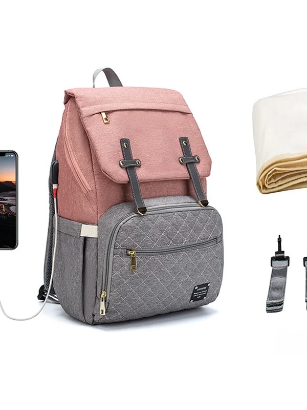 lequeen-lightweight-maternity-bag-large-capacity-baby-gear-backpack-waterproof-outdoor-travel-bag-for-pregnant-women-with-mul