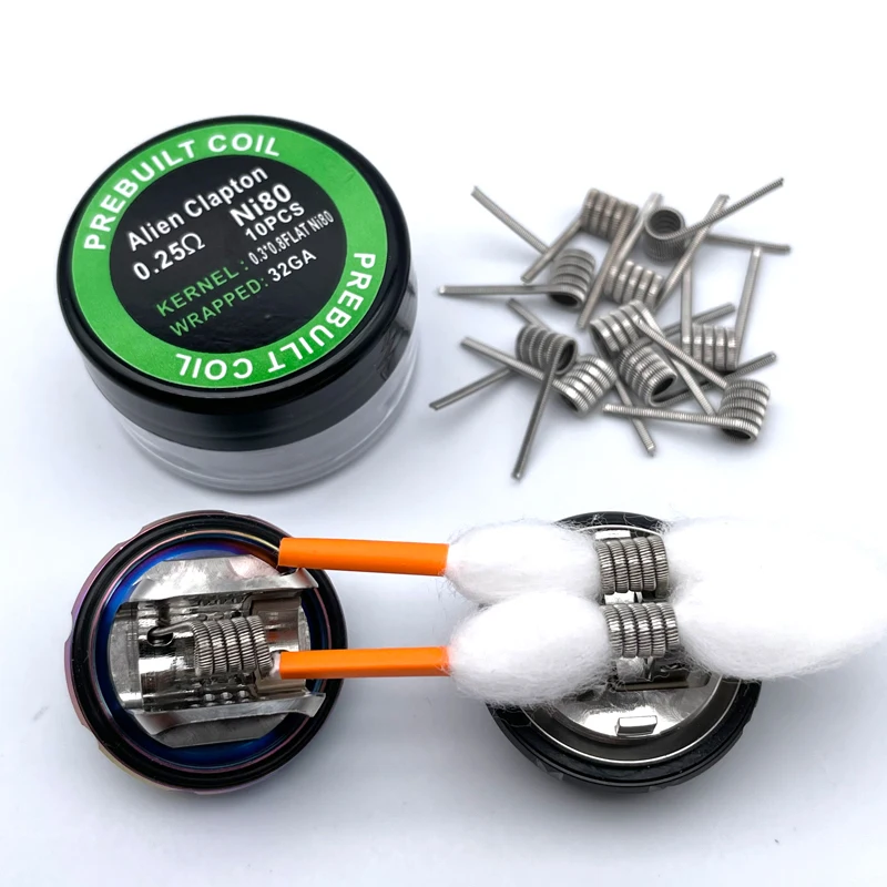 

10 шт., спирали для электронной сигареты