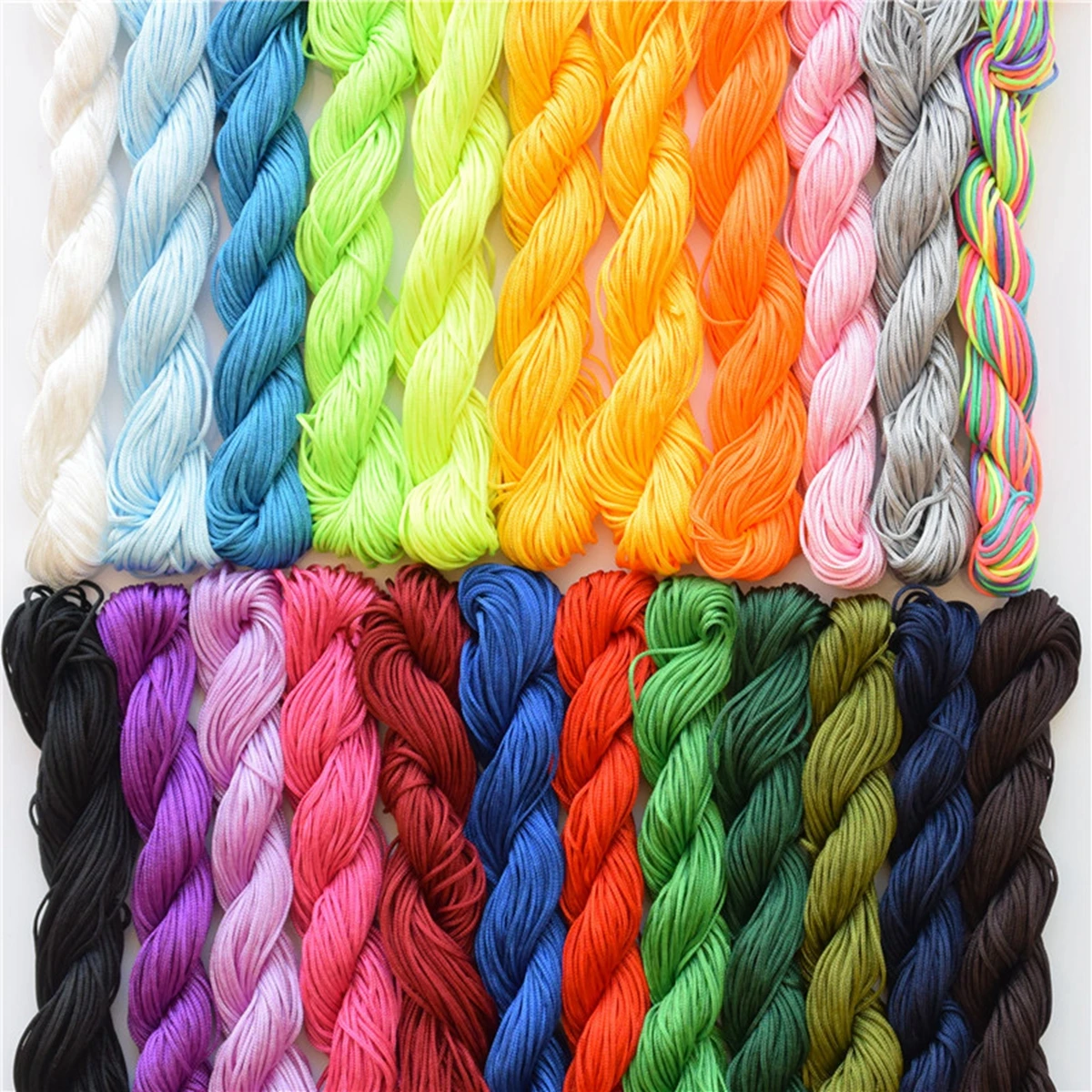 40 Meters Nylon String Chinese Knotting Thread A 1mm Macrame Rattail Cord