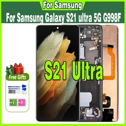 6.8'' 100% Tested New LCD For Samsung Galaxy S21 Ultra 5G G998 G998U G998B Display Touch For Samsung S21 Ultra Screen Digitizer