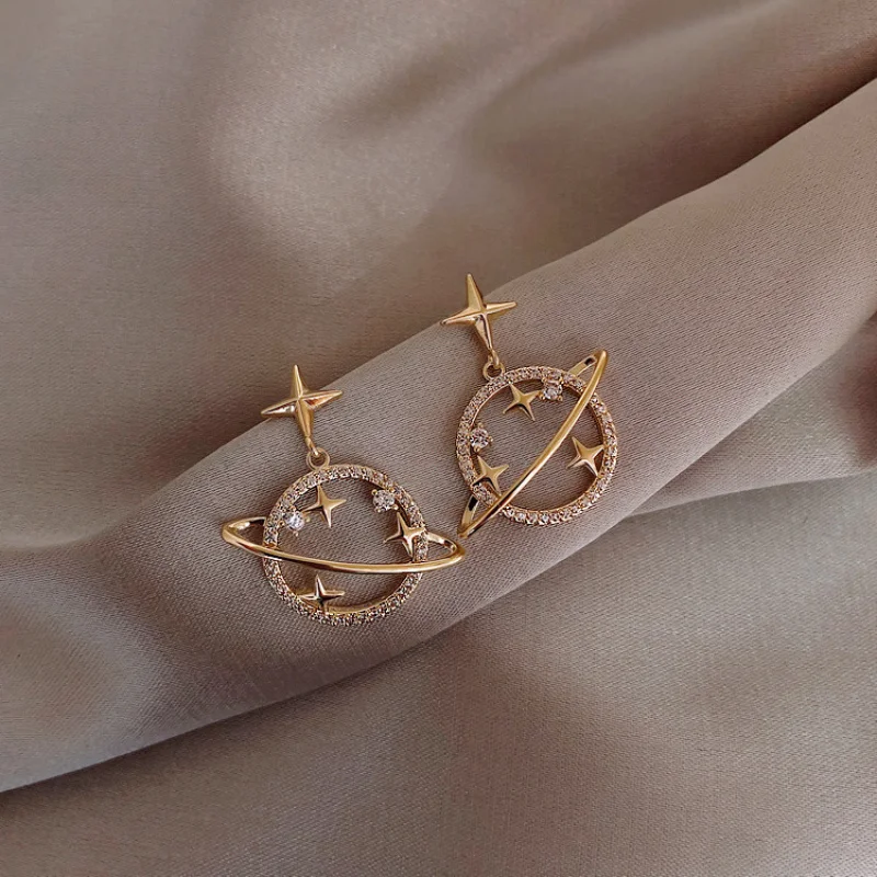 New Arrival Crystal Trendy Women Dangle Earrings Simple Fashion Elegant Pearl Earring Female Rhinestone Temperament Jewelry