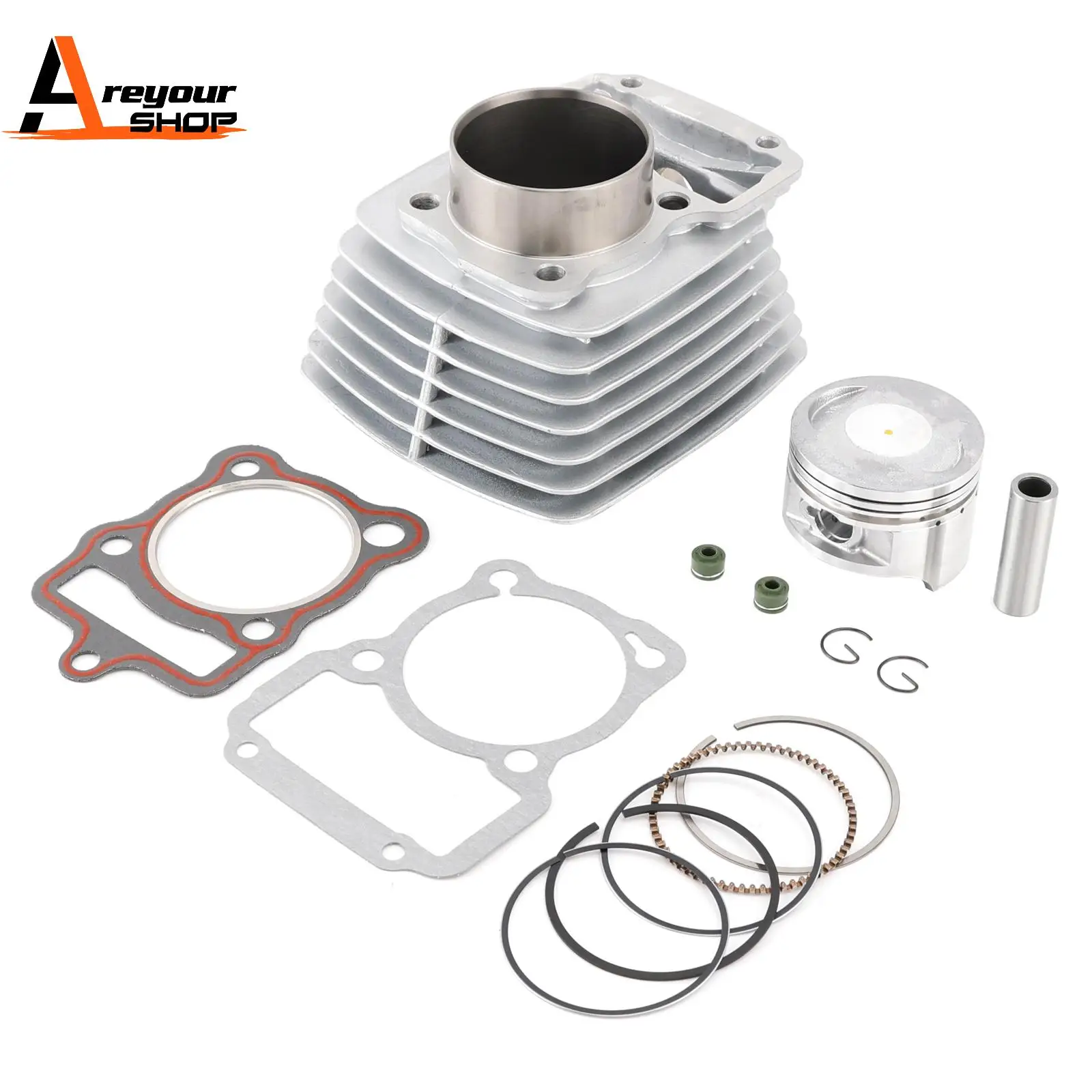 

CYLINDER PISTON GASKET KIT 63.5MM FOR BASHAN BS200 LONCIN SHINERAY LIFAN CG200